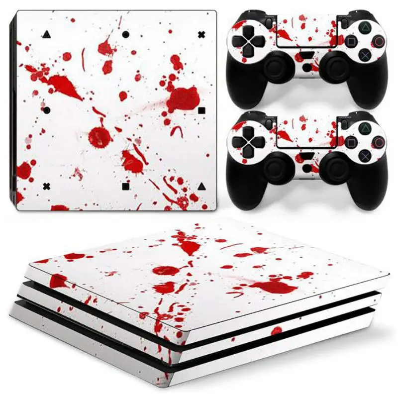 6 Съемная Виниловая наклейка для PS4 Pro консоль и контроллер защитные наклейки для sony Playstation 4 Pro - Цвет: 6