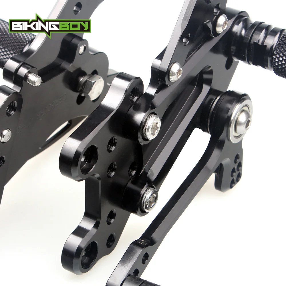 BIKINGBOY полный комплект Регулируемый алюминиевый сплав Rearsets задний опорные