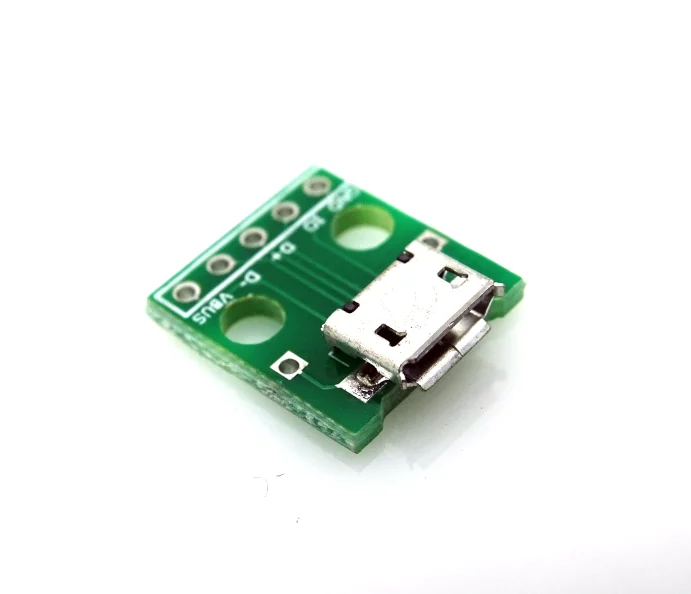 5шт. адаптер MICRO USB To DIP 5pin Female Connector B Type Pcb Converter Pinboard 2.54 для проекта Arduino DIY Teaching