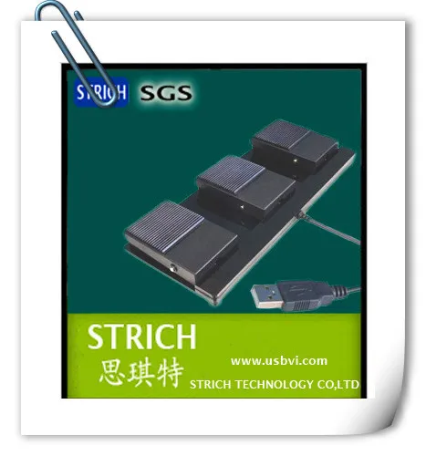 usb foot controlled switch/foot pedal pad/Keyboard Mouse Control Foot Pedal/switch |