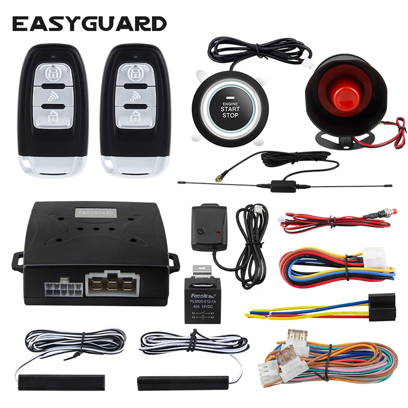 Система охранной сигнализации EASYGUARD с PKE Пассивный бесключевой доступ