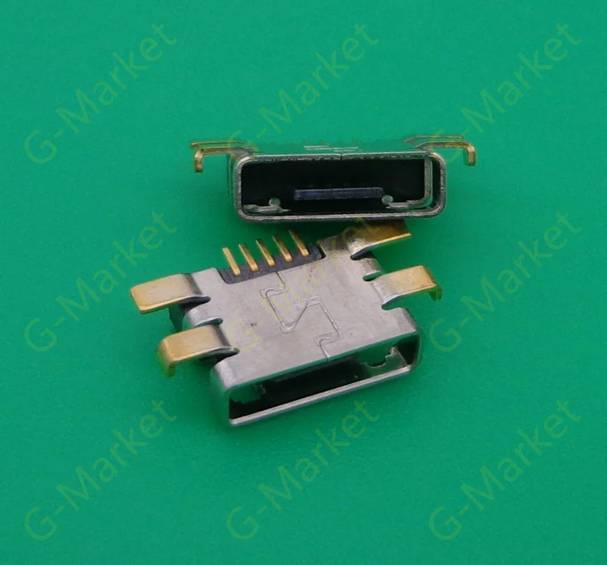 10x мини микро USB разъем 5 контактов зарядный порт штекер для Samsung HTC Lenovo Zte huawei...