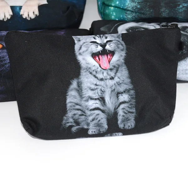 Cat 3 Чехол для карандашей с кошкой Estuche Escolar Trousse Scolaire Stylo Kalemlik Estojo Escola Kalem Kutusu Estuches Para El Colegio чехол для карандашей - Цвет: Cat 3