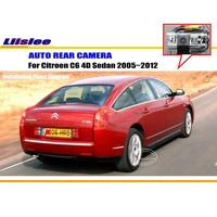 car rear camera for citroen c6 4d sedan 20052012 back up parking hd ccd rca ntst pal license plate light cam accessories