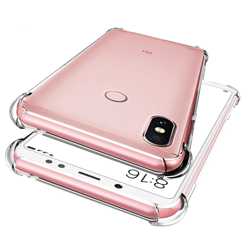Shockproof Soft Case for Xiaomi F1 5X 6X 6 8 SE Lite Mix 2s Max 3 On Redmi 6A Pro 5 Plus Note Clear Transparent Silicone Cover |