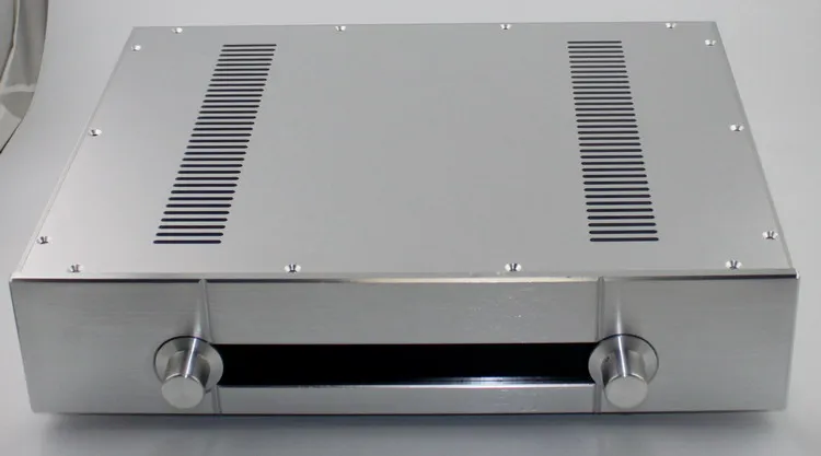 WA39 алюминиевый серебристый усилительный корпус кожух усилителя DAC Box|box wire|box plugbox