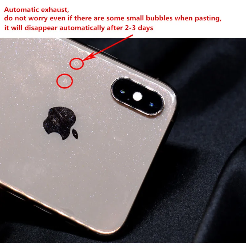 NOTOW модная прозрачная светящаяся пленка Аврора, Защитная пленка для iphone XS XSMA XR X 7 8 8
