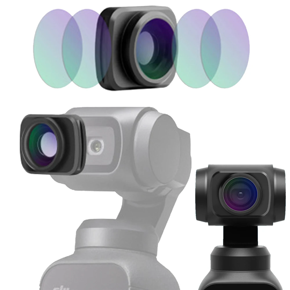 Для DJI OSMO карманная экшн видеокамера мини портативный широкоугольный объектив