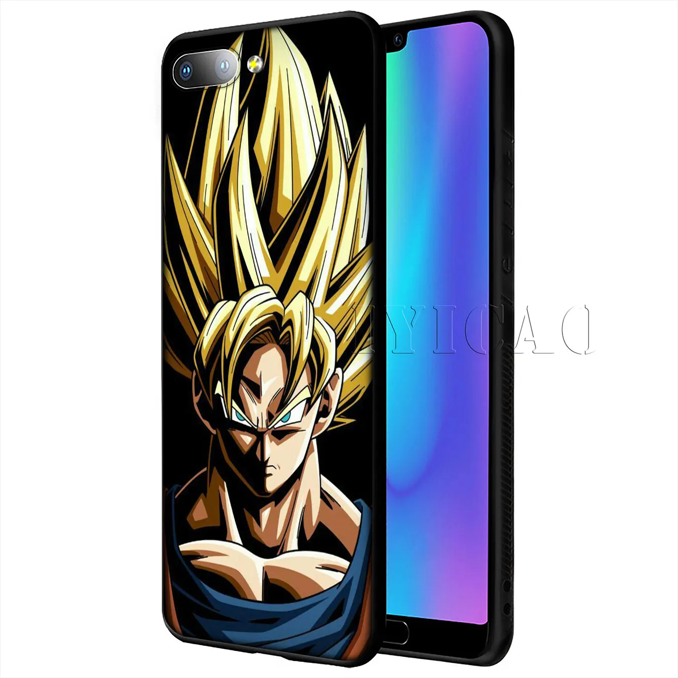 Мягкий чехол IYICAO Dragon Ball Son Goku DragonBall z для Huawei Y9 Y7 Y6 Prime 2019 Honor 20 8C 8X 8 9 9X 10 Lite 7C 7X 7A Pro |