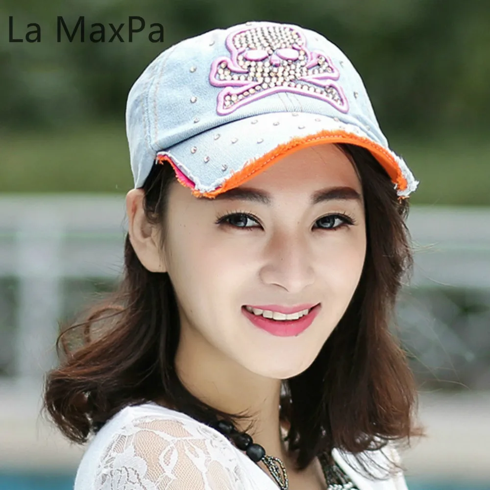 Череп Логотип Женщина Плоская Верхняя Часть Шляпы Регулируемая Snapback Плоский