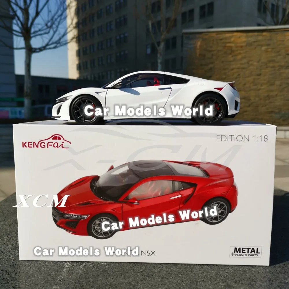 Литая модель автомобиля для KengFai NSX LHD 1:18 (белый) + маленький подарок!|Наземный