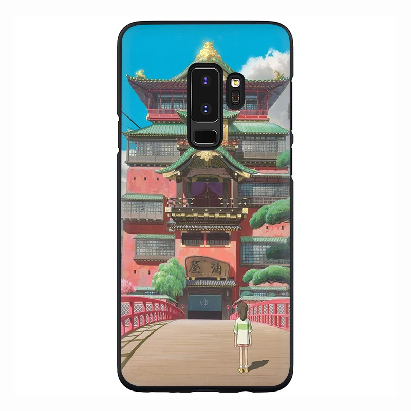 Миядзаки Тоторо Унесенные призраками мягкий чехол для телефона samsung Galaxy M10 20 30 S6 7 Edge S8 9 10 Plus S10E Note 8 9 - Цвет: B2
