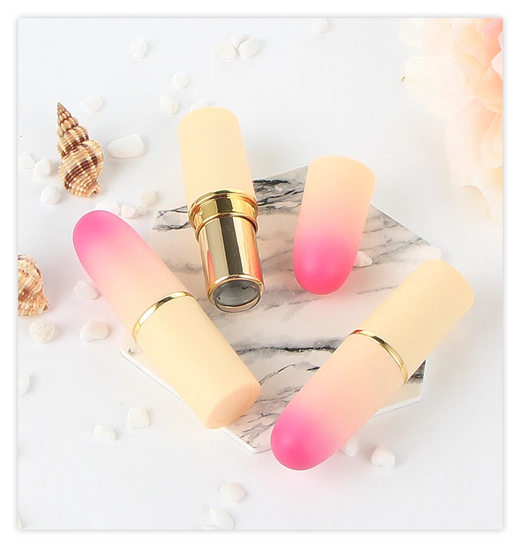 

10/20/50PCS Empty 12.1mm Round peach Colors DIY Cosmetic Lipstick Tube Refillable Lip Balm Lip Gloss Sub-bottling Free Shipping