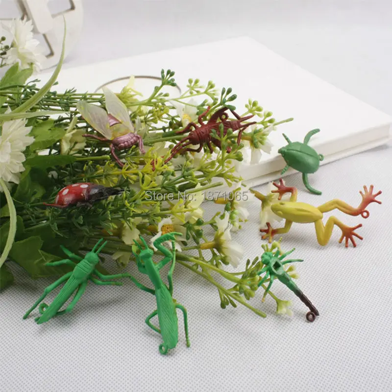 17 шт./лот аниме в виде насекомых стимуляция мира фигурки животных игрушки