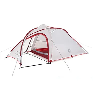 Naturehike Hiby семейный тент 20D силиконовая ткань водонепроницаемый Двухслойный 3-4 человека 4 сезона палатка одна комната один зал