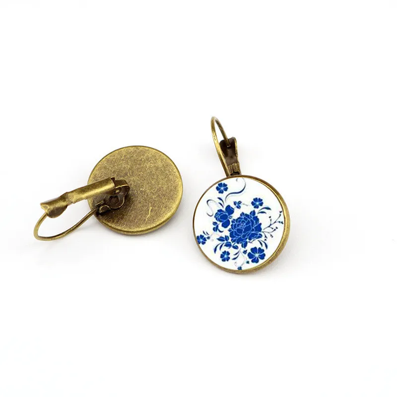 Лидер продаж! Новинка классические серьги 18 мм в виде цветка мандалы символов Ом