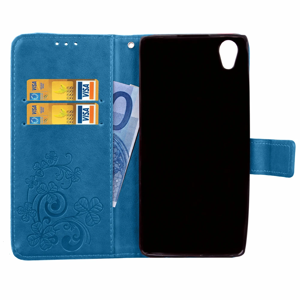 Чехол для SONY Xperia L1 l2 DIY Алмазный Кожаный чехол телефона Sony E3 E4 Dual XA1 XA3 ultra Flip wallet card