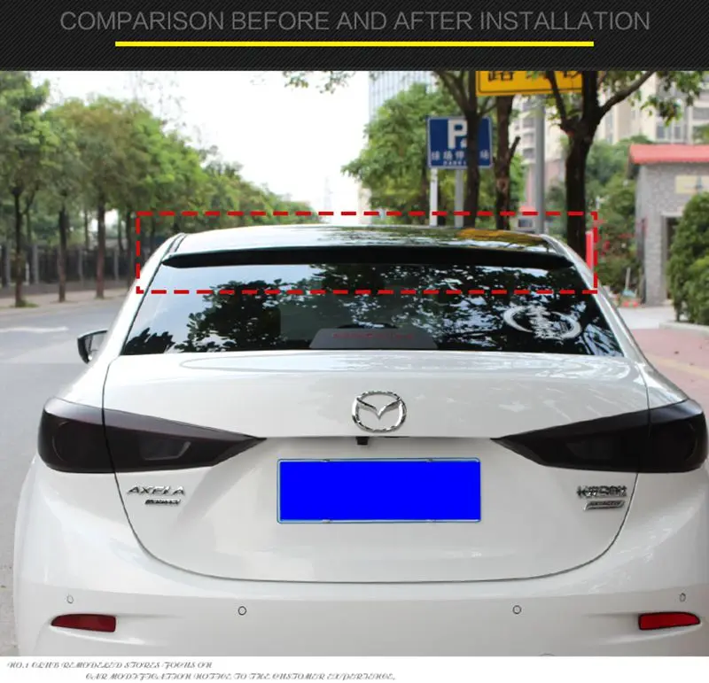 Автомобильные аксессуары для Mazda 3 Axela 2014 2015 2016 из АБС пластика Неокрашенный