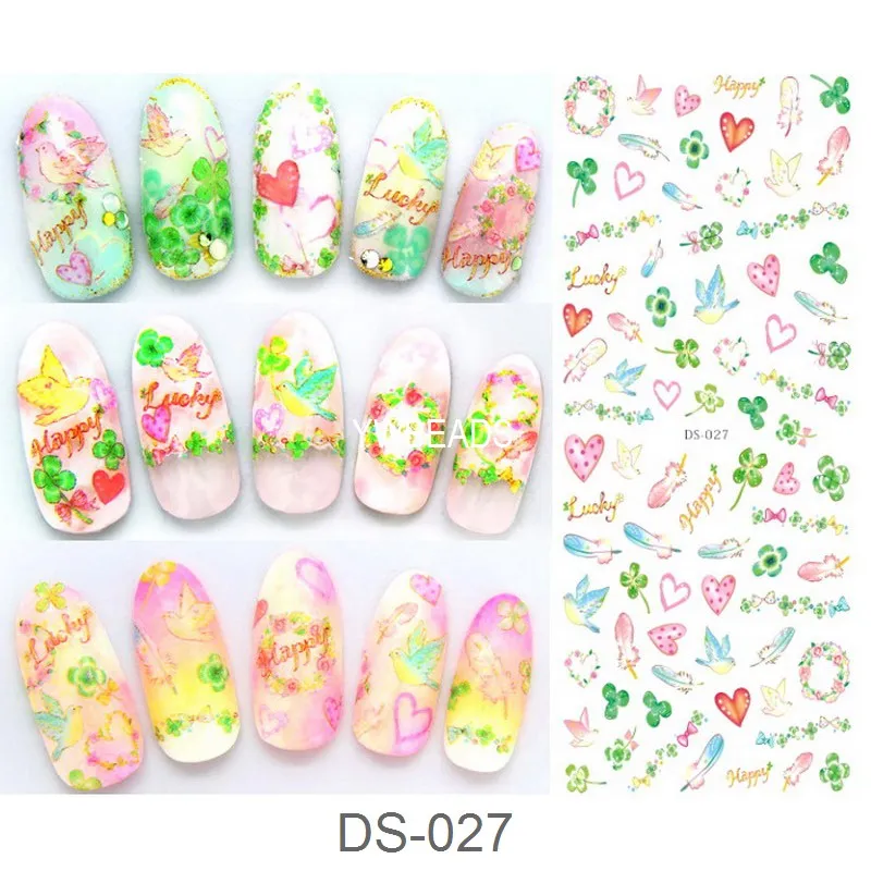 1 шт. Стикеры для ногтей в японском стиле|nail stickers decals|sticker decaljapanese nail |