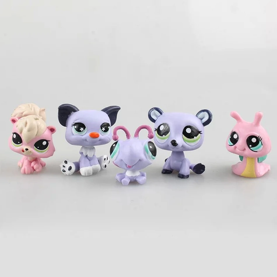 21 Стиль Мультфильм Игрушки Littlest Pet Shop Lps Животные Кошки Собаки Фигурку Дети Baby