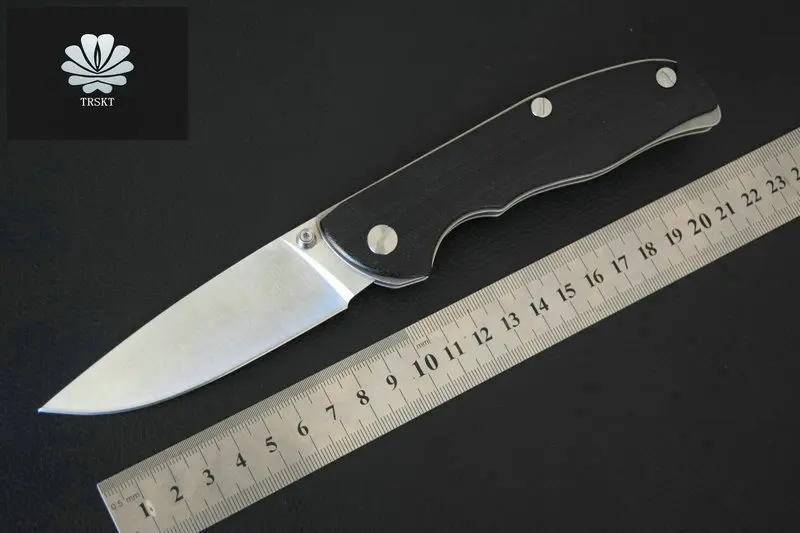 Складной нож TRSKT 3D G10 карманный Мультитул с ручкой табугана 95 D2 для кемпинга охоты