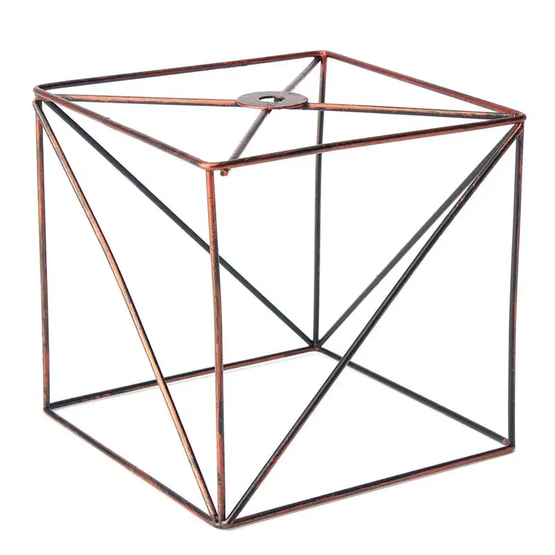 Винтажный подвесной светильник с абажуром потолочный в стиле ретро лампочка