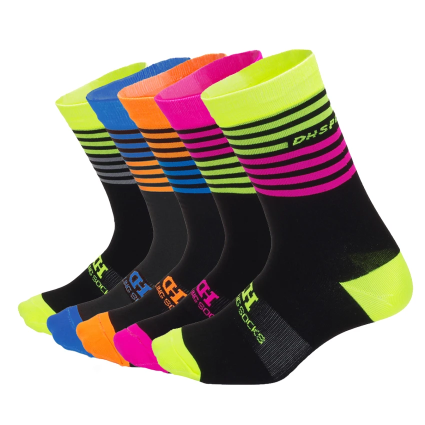 

DH Sports New Professional Cycling Socks Men Women Bicycle Outdoor Bike Riding Socks Brand Climbing Running Sock EUR 38-45