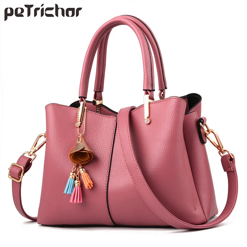 

Fashion Tassel Flower Pendant Women Handbags Many Departments Crossbody Shoulder Bag Ladies Bolsa Female Messenger Tote Bags