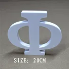 Искусственные деревянные белые буквы русского алфавита, буквы с именем, логотип на день рождения, свадьбу, вечеринку, украшения подарков, 20 см