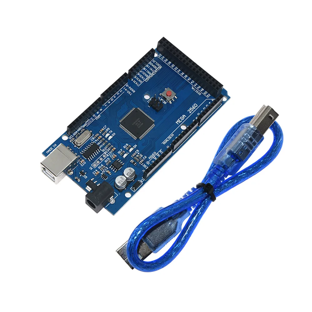CH340G USB Usongshine для Arduino MEGA 2560 R3 AT Mega2560 R3 REV3 ATmega2560-16AU CH340G плата на usb-кабеле совместима с Arduino 2560 R3 - Цвет: CH340G USB