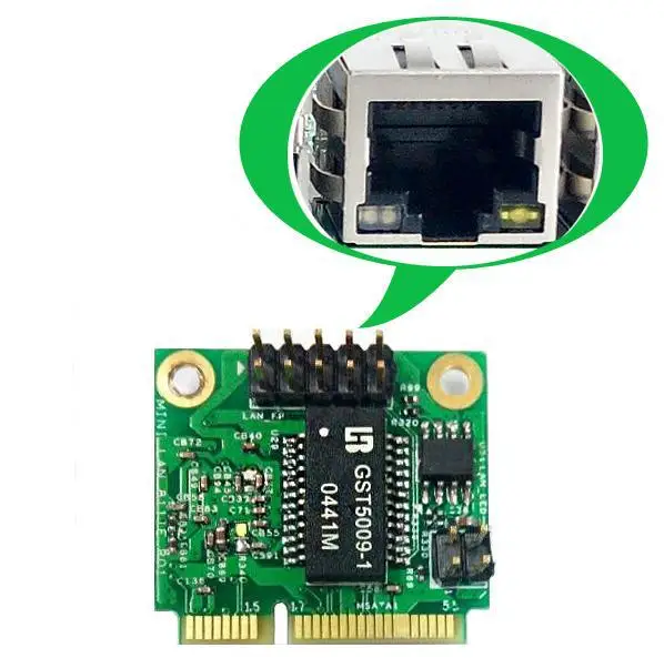 Mini Pcie к LAN Rj45 разъем 10/100/1000mbs mini pcie конвертер (MPCIE RJ45)|lan pcie|mini lanpcie to |