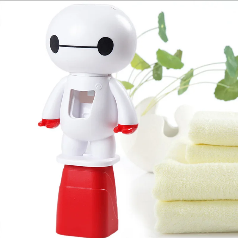 1 Набор Baymax держатель зубной щетки всасывающий мультфильм зубная паста