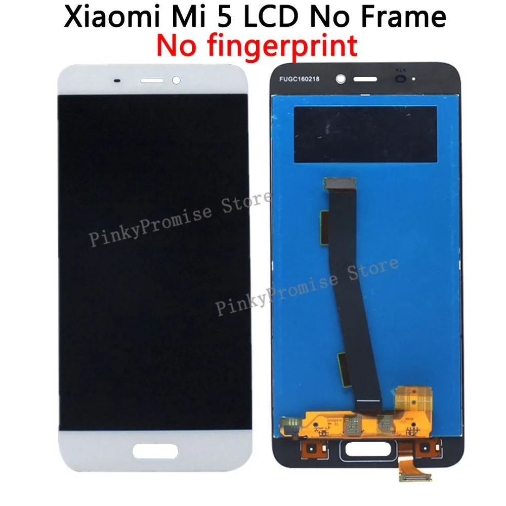 ЖК-дисплей с рамкой и сенсорным экраном для Xiaomi Mi 5 дигитайзером замена ремонт