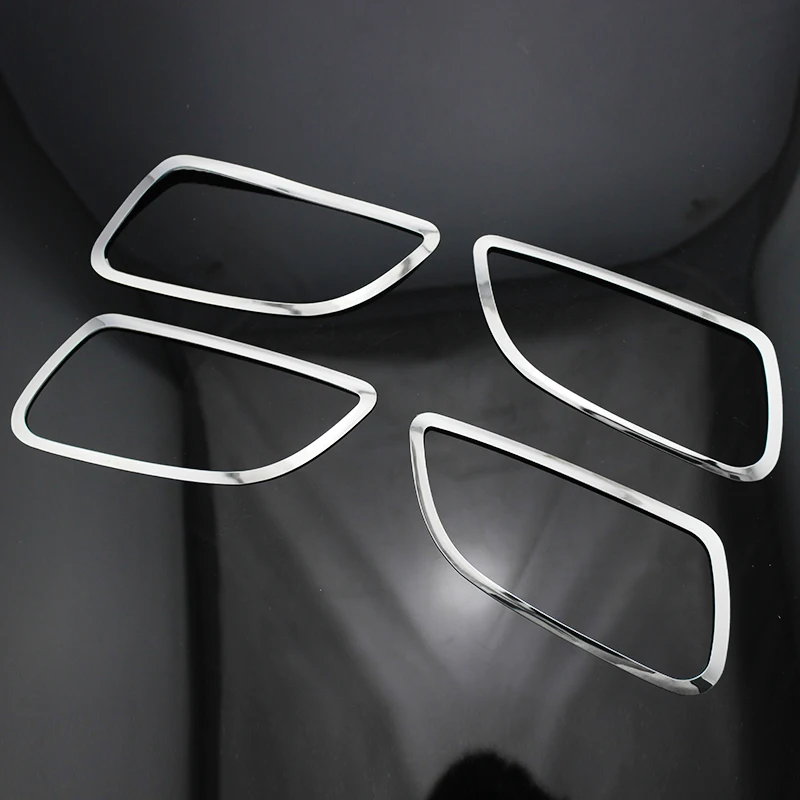 Наклейка на внутреннюю дверную ручку из нержавеющей стали с блестками для Chevrolet