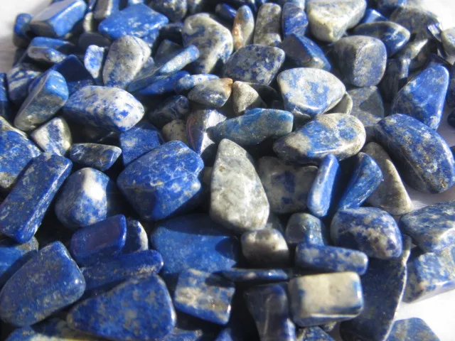 

97 grams of blue SPAR Quartz crystal polished specimens