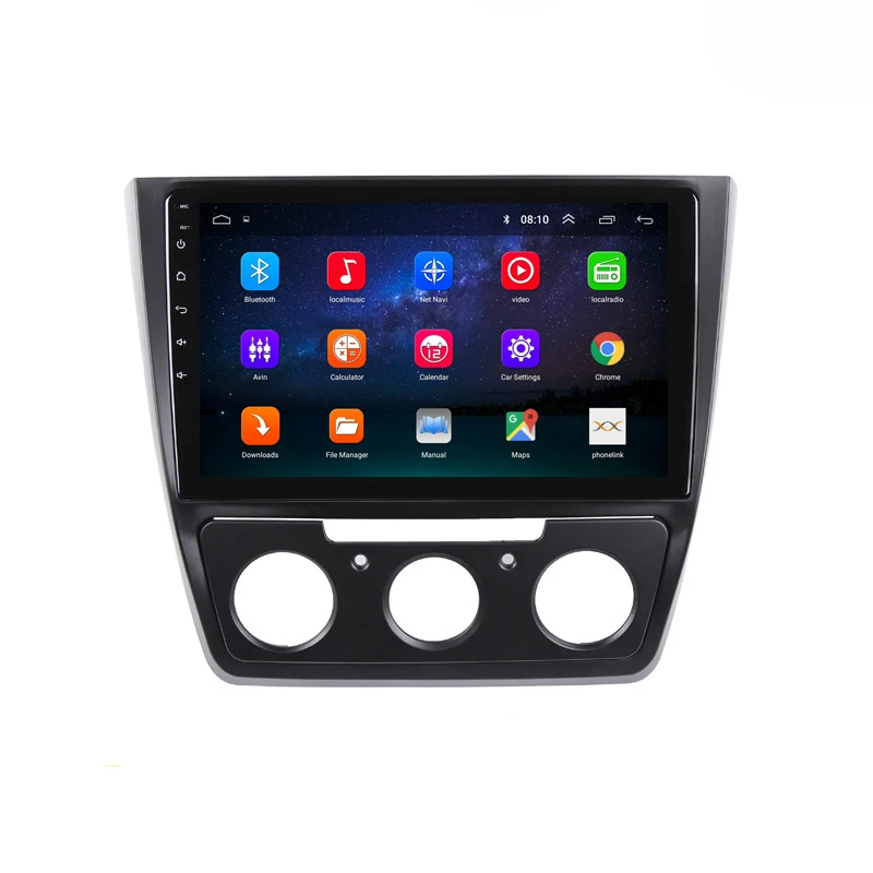 1" 2.5D ips Android 8,1 автомобильный DVD мультимедийный плеер gps для MQB Skoda Yeti аудио автомобильный Радио Стерео навигация