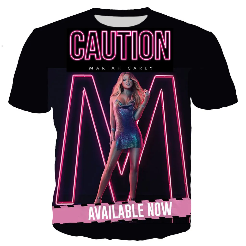 Новая модная футболка Mariah Carey в стиле хип хоп для мужчин и женщин с 3D принтом новые