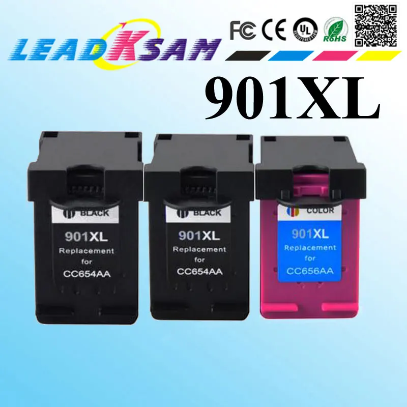Картриджи чернильные совместимые с hp901 901XL 901Officejet J4680 J4680C J 4524 4535 4540 4550 4580 4585 4660