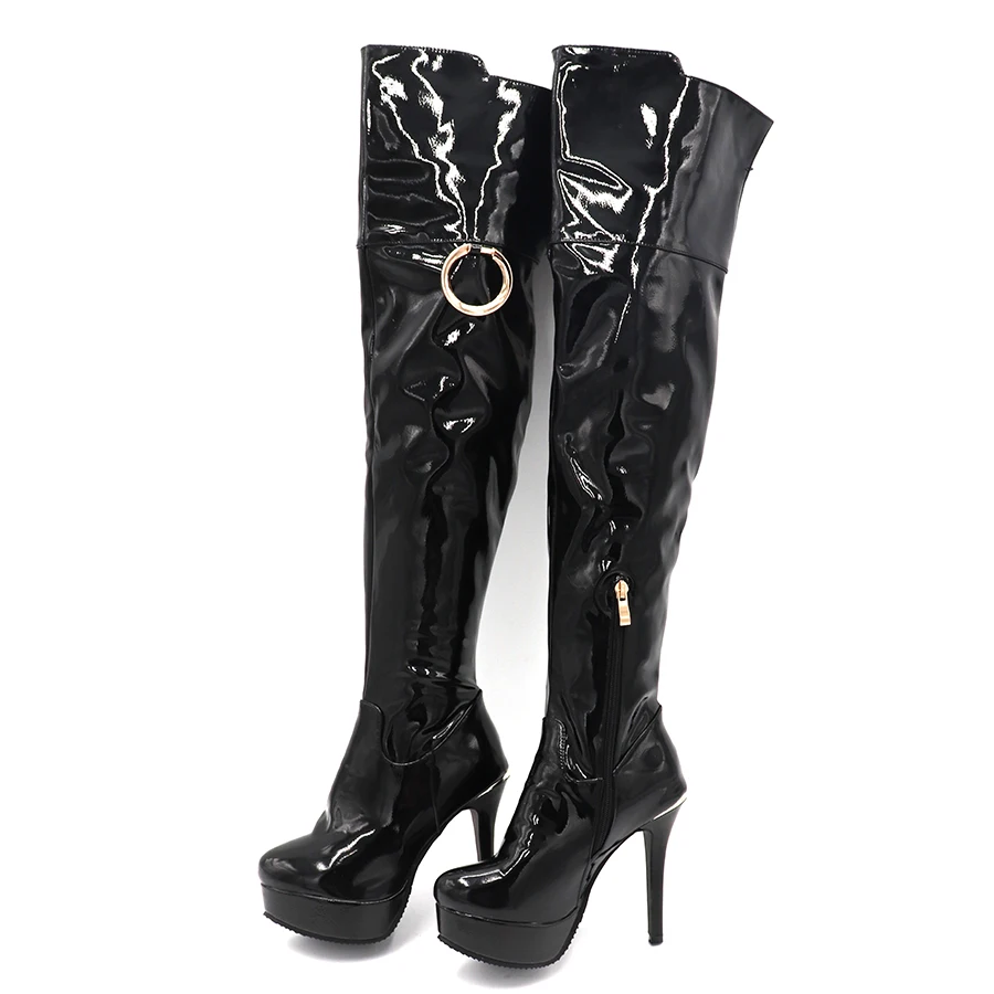 Женские зимние высокие ботинки ENMAYLA на платформе и шпильке|long boots women|long bootsboots women |