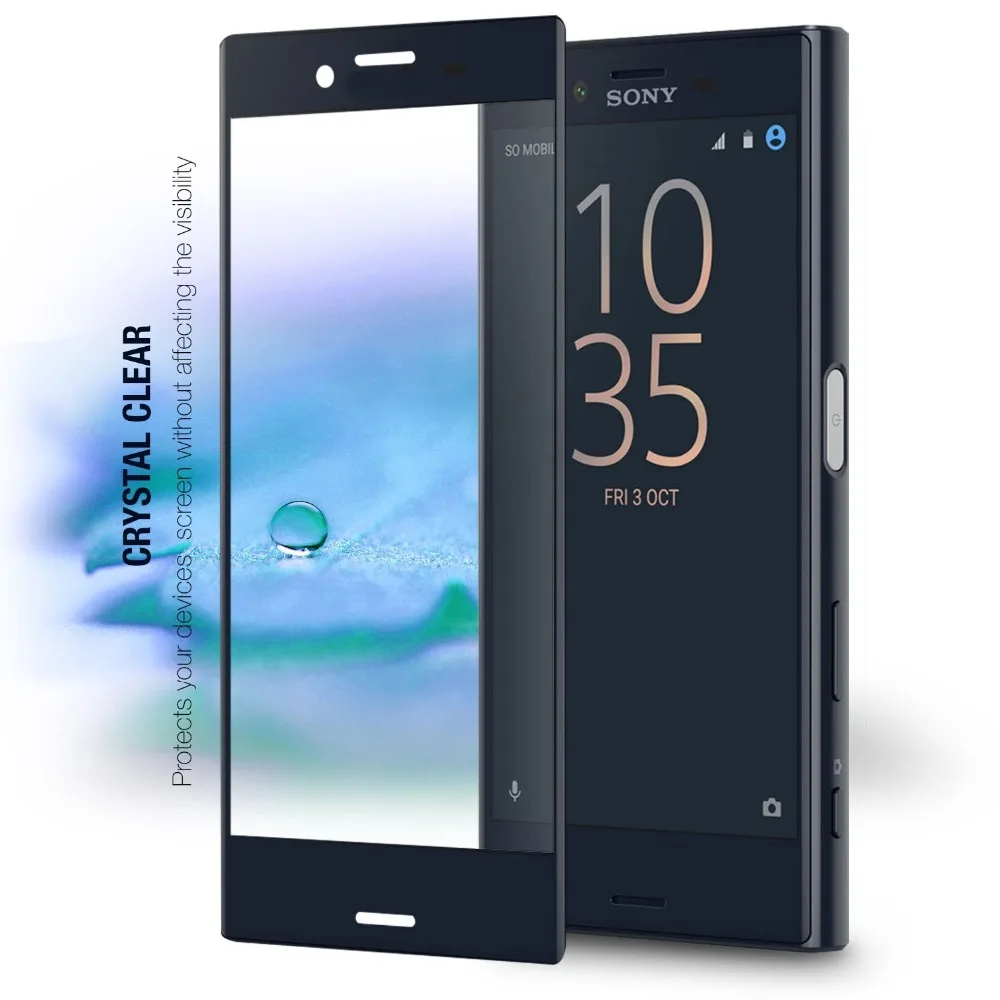 Защитное стекло закаленное с полным покрытием для Sony Xperia XZ F8331/F8332 | Мобильные
