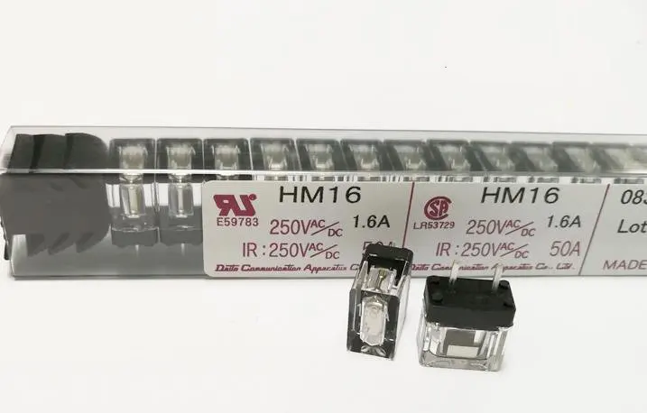 100% новый Daito Fuse HM03 0.3A HM05 0.5A HM10 1A HM16 1.6A HM20 2A HM32 3.2A HM50 5A напишите красный |