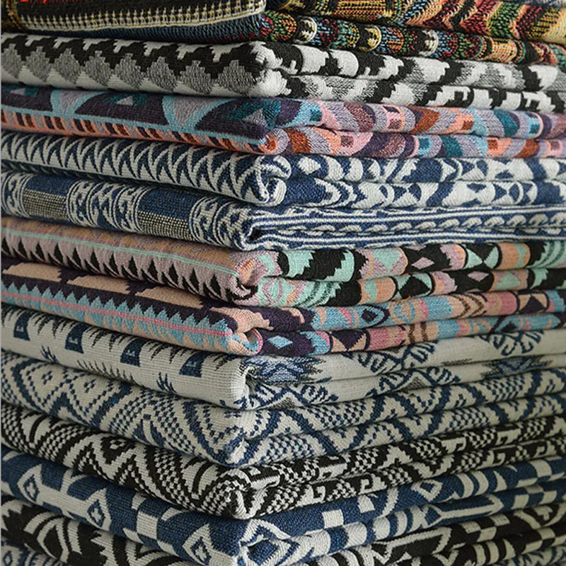 

Cotton and Linen Pillows Hotel Bar Cafe Fabric Cloth Curtain Handmade Cloth Coat Dress DIY Clothes Width 1.5m*Length 1m R215