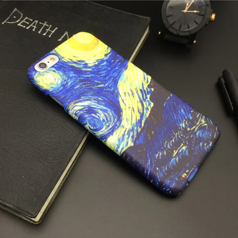 Жесткий PC Задняя Крышка Для iPhone 6 s Плюс плюс С 3D Живопись Shell Жилищного Телефон