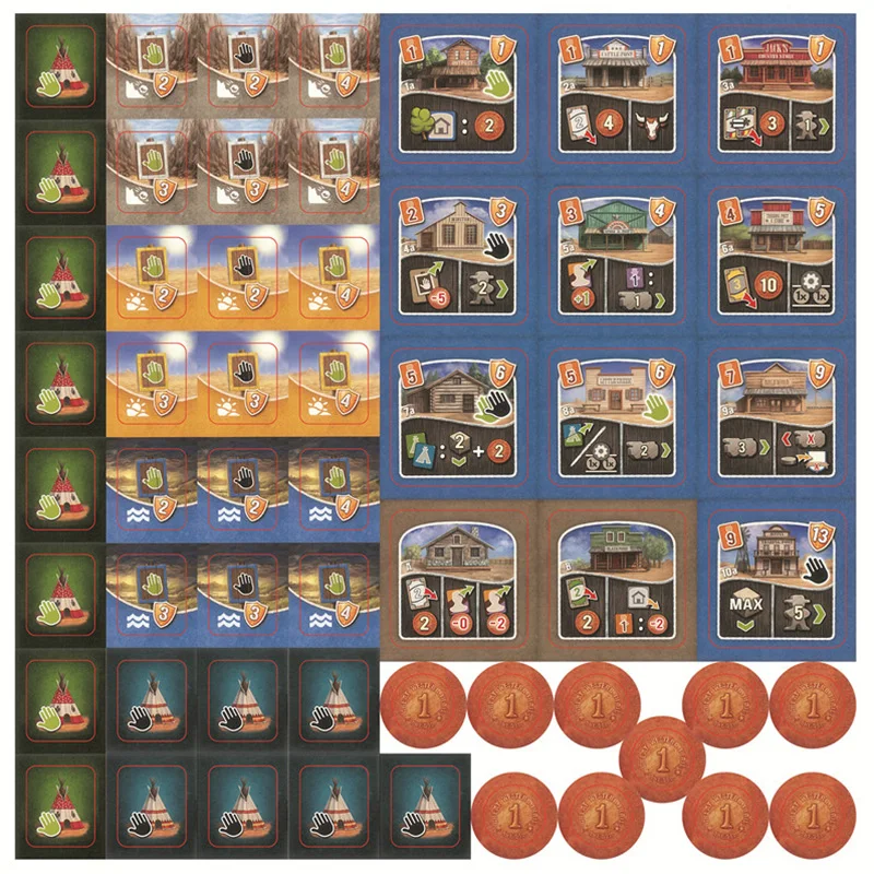 2019Great Western Trail настольная игра 2-4 игрока, чтобы играть лучший подарок семья/вечерние/друзья Смешные карты игры
