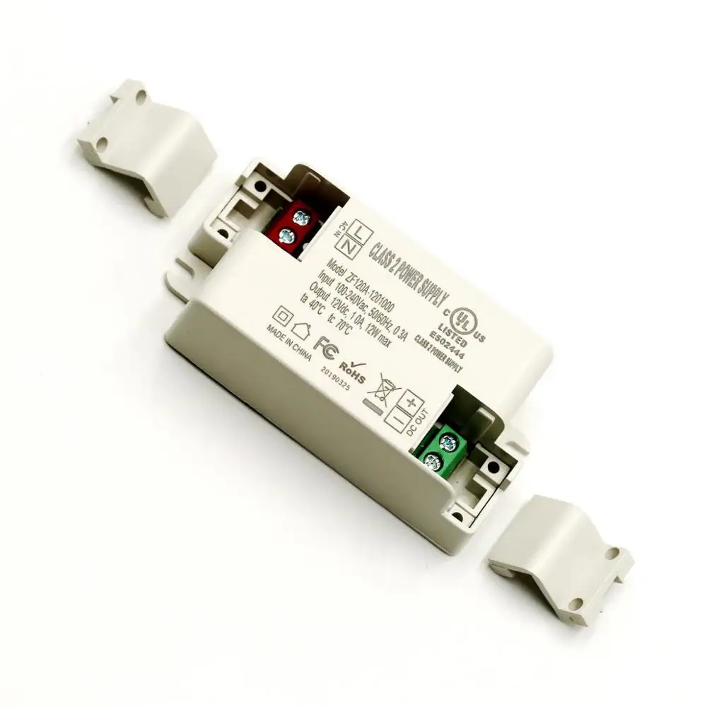 Светодиодный драйвер постоянного напряжения UL12V1A12W для шкафа макияжа зеркало
