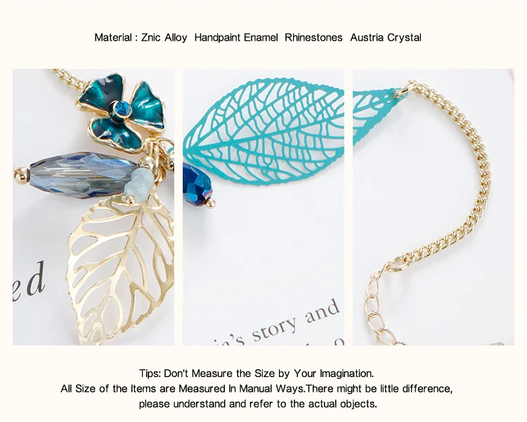 The SPECIAL New Fashion euramerican vintage style bracelet flower and leaf bracelets for women S1855C