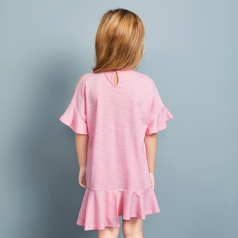 Balabala/красивое платье с цветочным рисунком Летняя одежда для девочек Детская