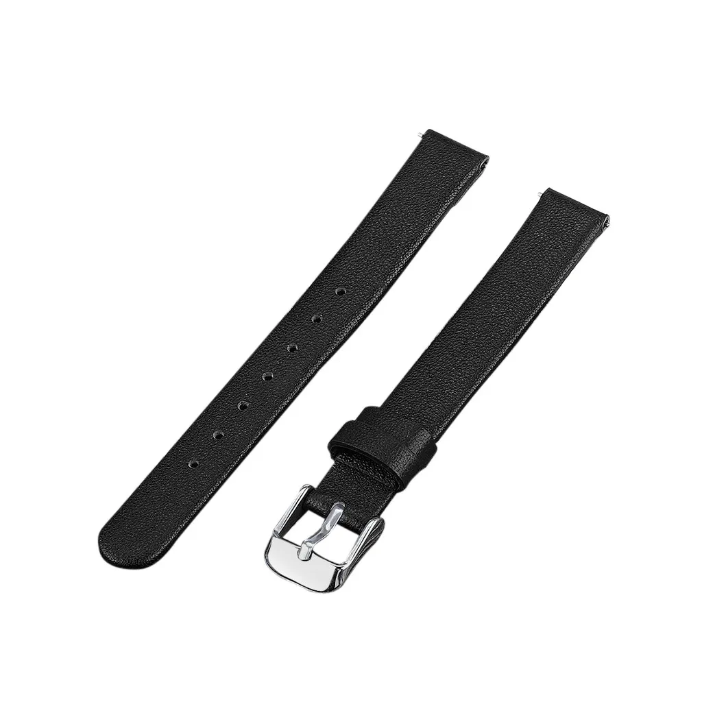Роскошные Сменные кожаные часы ремешок браслет для samsung Galaxy fit-e R375 унисекс мягкий браслет подарки для друга черный