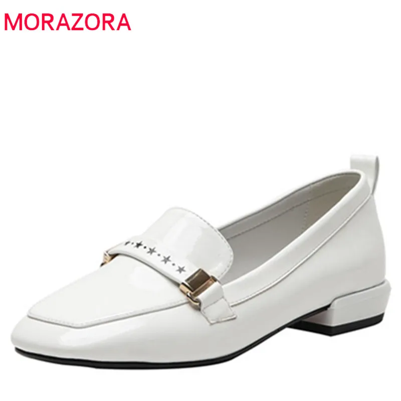 MORAZORA/2019 горячая распродажа женские туфли лодочки повседневная обувь с