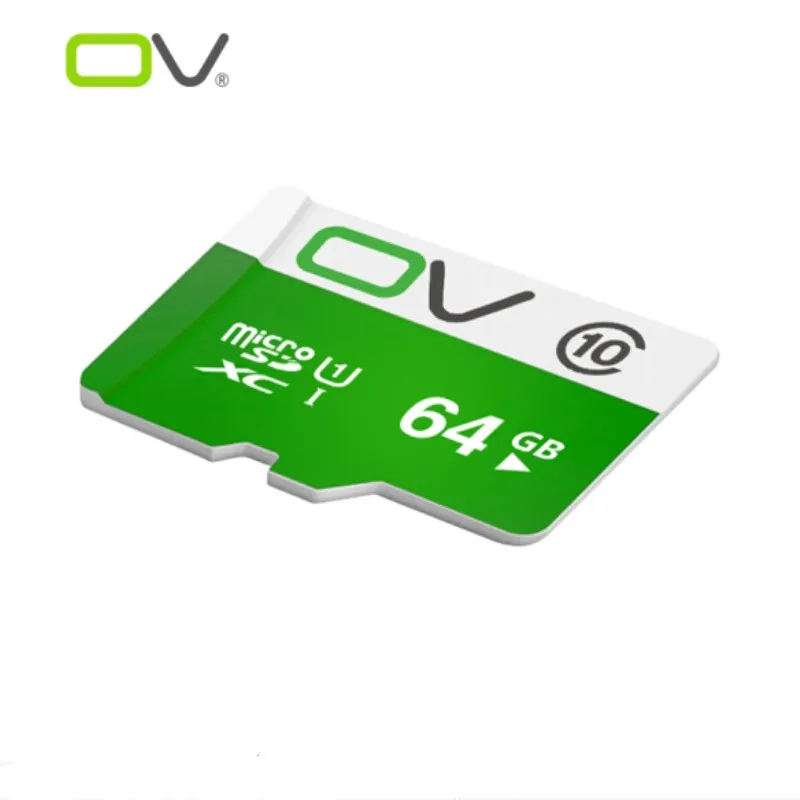 Карта памяти OV TF MicroSD 64 ГБ 100% оригинал C10 80 МБ/с. + адаптер для телефонов
